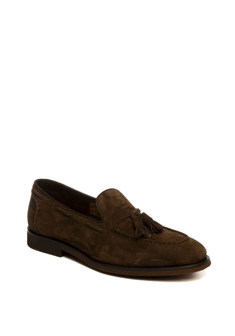 Dark brown suede loafer HENDERSON | 76401VIT-DARK BRO
